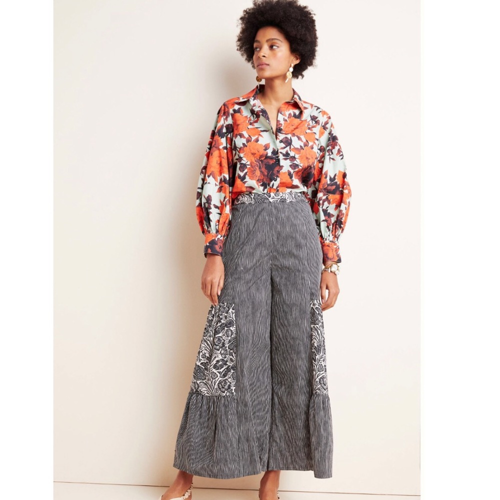 NWT Anthropologie Pilcro Oceana Wide-Leg Pant